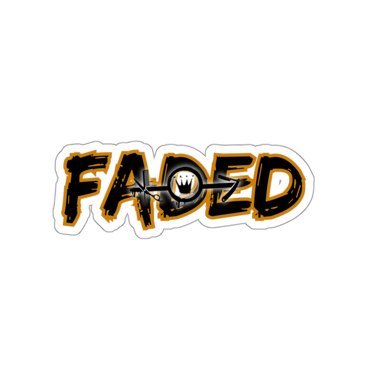 FADED Cut Sticker